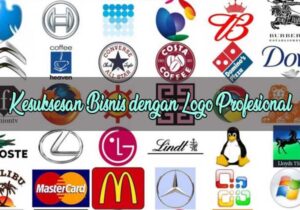 kesuksesan bisnis dengan logo profesional