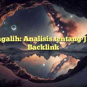 Pengalih: Analisis tentang Jasa Backlink