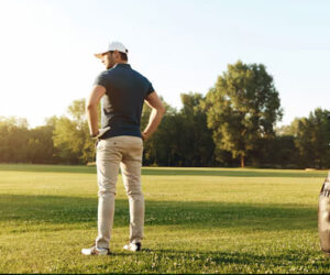 kondisi lapangan pada permainan golf