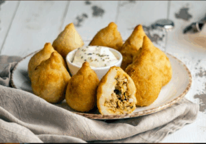 coxinha ayam goreng lembut khas brasil