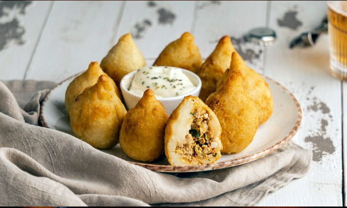 coxinha ayam goreng lembut khas brasil
